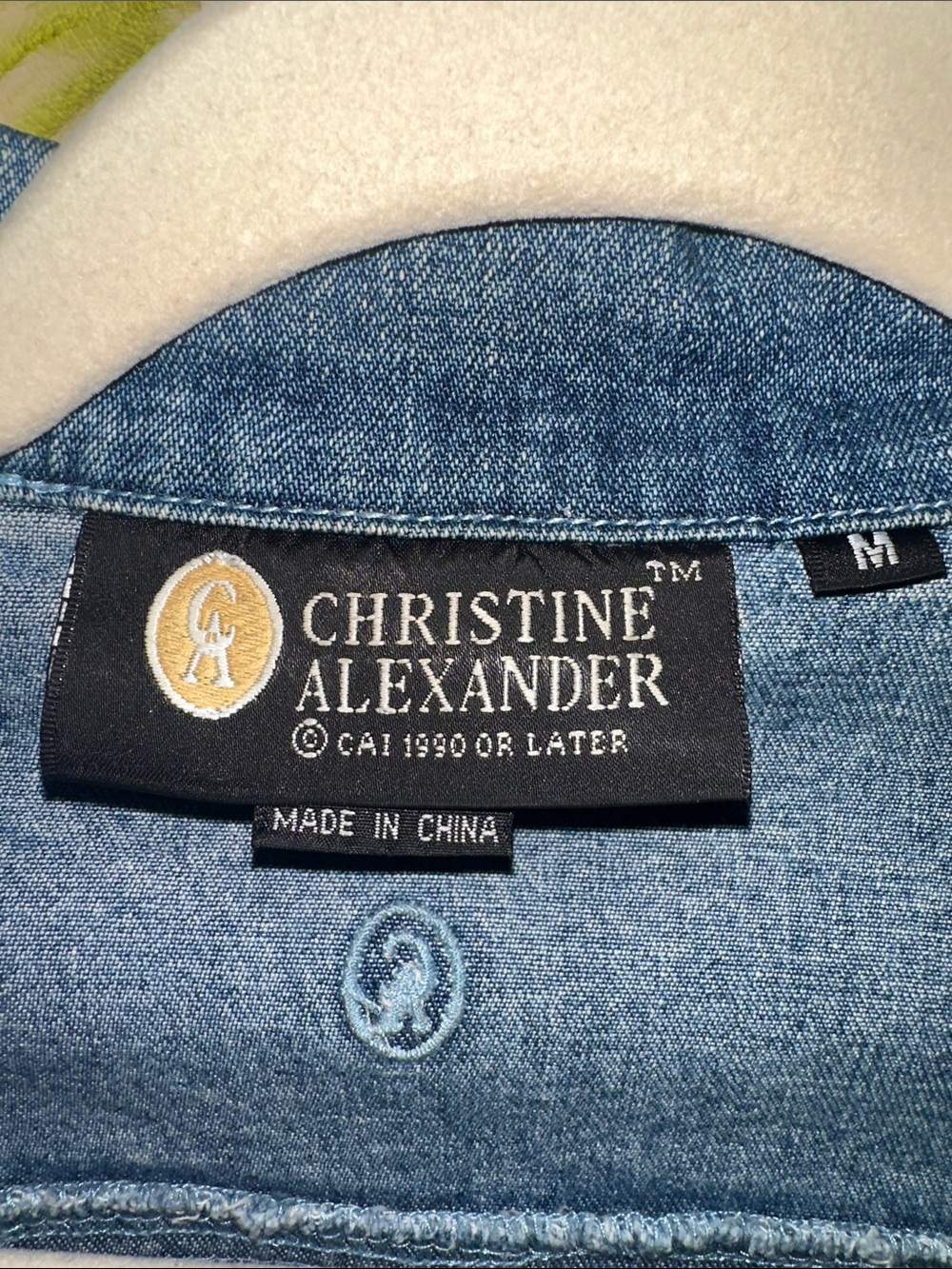 Vintage Christine Alexander Denim Jacket - Picture 2 of 5